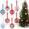 ACTOYS Weihnachten Metalldosen Set, 8pcs Weihnachtliche Runde Blechdose, Klein Keksdose Weihnachten Rund, Plätzchendose Weihnachten Metall, Weihnachtsdosen Plätzchen, Blechdose mit Deckel Weihnachten