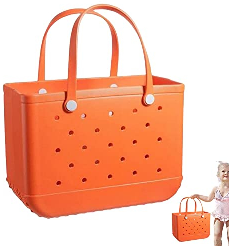 Aizuoni Strandtasche Handtasche - Wasserdichte waschbare Strandtasche - Langlebige offene Einkaufstasche Reisetaschen, große tragbare Handtasche für Strand-Pool-Sportarten