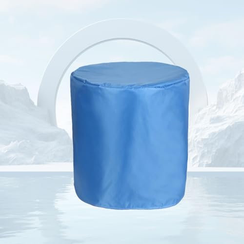 ATYUJKB 420D Housse de Meuble de Jardin Impermeable 180x110cm, Housse de Table de Jardin Ronde, Housse de Protection Mobilier Exterieur, Protection pour Tous Les Temps pour Salon Meubles