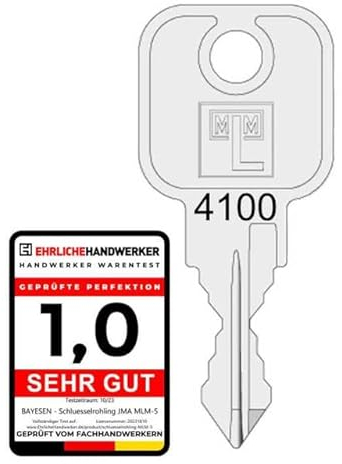 MLM EuroLocks BISLEY L&F Ersatzschlüssel - Schließung 4010 Für Hebelzylinder, Möbelschlösser und Schrankschlösser - Nachschlüssel & Zusatzschlüssel nach Code
