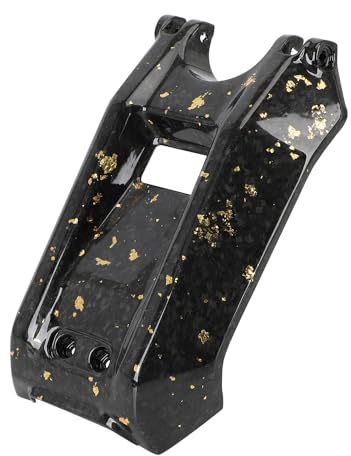 Runfarr Kohlefaser Batterieabdeckung,Motorrad Batterieabdeckung Verkleidung Batterieschutz für Surron Sur Ron Sur-Ron X/S/L1E Electric Dirt Bike-Gold