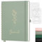 EMSHOI Gepunktetes Tagebuch, Spiralnotizbuch, B5, großes Hardcover-Leder, 140 Seiten, 100 g/m², Punktraster, Notizbuch für Damen und Herren, Arbeit, Schreiben, Bullet Journaling, Zeichnen, 19 x 25,8