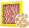 8 PCS Christmas Cookie Cutters Set Mini Cookie Cutters 3D Plastic Christmas Cookie Stamps Biscuit Moulds Set for Christmas Party Decorations, H