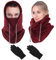 Sturmhaube Winter Gesichtsmaske Balaclava Herren Damen, Multifunktionale Winddichte Fleece Balaclava Skimaske Motorradmaske Kapuzenschal Sturmhaube Gesichtshaube für Outdoor Ausrüstung Winter