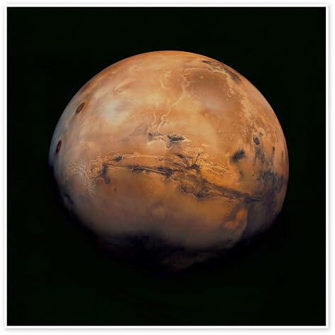 Mars I Poster von NASA 20 x 20 cm Braun Wandbilder Wanddeko