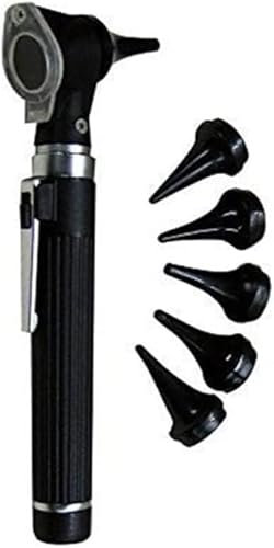 SPANCARE PHARMACEUTICALS_Mini LED Otoscope with Battery Handle, Pocket Auriscope for Doctors, Nurses and Students, White