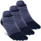 likloks Toe Socks for Men and Women Athletic Runing Ankle Socks with Toes (3 Pairs) Medium