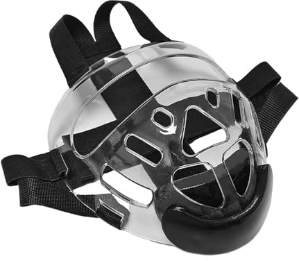 Kustimantu Boxing Face Guard, Face Guard Boxes, Martial Arts Head Guard Face Shield for Martial Arts, Karate, Child Protection Headgear
