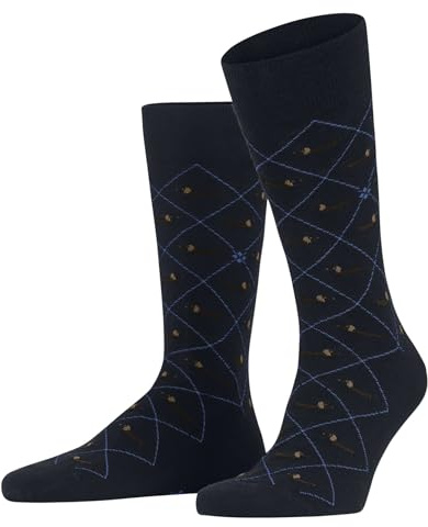 Burlington Herren Dachshund Socken Baumwolle atmungsaktiv