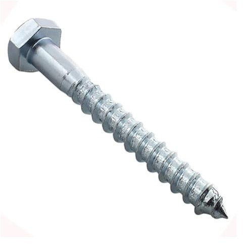 Vis à tête hexagonale externe M8, autotaraudeuse, allongée, clou, vis à bois, longueur 25-200 mm(M8 x180mm(2pcs))