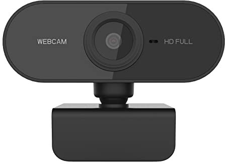 TFixol Webcam USB 1080p avec microphone pour ordinateur de bureau et ordinateur portable pour appels vidéo, prise en charge automatique Foc N Play Noir 1080p