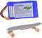 WILLQ Batteria per Skateboard Elettrico a Quattro Ruote 24V/29,4V/36V Batteria per Hoverboard 2AH/4AH/5AH/6AH/8AH/10AH/12AH Batterie al Litio di Ricambio,Small Fish Board 29.4v2ah