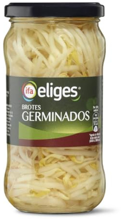 Brotes Germinados, Gekeimte Sojasprossen im Glas, 180g, 4er Pack