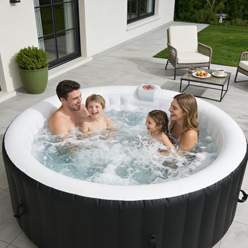 Nordivale Piscina Idromassaggio Gonfiabile con Pompa Integrata da Esterno