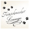 Wandaro W3334 Wandtattoo Feinschmecker Lounge I Silbergrau (BxH) 60 x 47 cm I Tiere Haustiere Aufkleber selbstklebend Pfoten Wandaufkleber Wandsticker