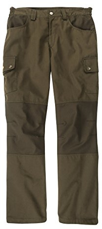 Hubertus Canvas Outdoorhose olivbraun Übergröße, Größe:31