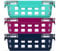 Ello DuraGlass Glass Food Storage Meal Prep Containers with Silicone Sleeve and Airtight Lids, 6 Piece 3 Pack Multi-Size, Mixed Berry