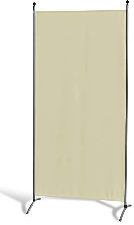 GRASEKAMP Qualität seit 1972 Stellwand 85 x 180 cm - Beige - Paravent Raumteiler Trennwand Sichtschutz