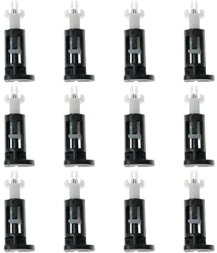 SQXBK Heatsink CPU Pin 12PCS Mounting Plastic Pins Push Screw for Intel LGA Socket 775 CPU Cooler Heat Sink Fans