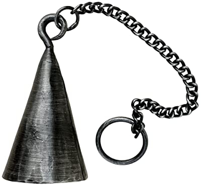 Living Ideas Handgeschmiedeter Kerzenlöscher aus Metall, Schmiedeeisen, handgefertigt, Kerzenlöscher für Zuhause, klassischer Look, Schmiedearbeit, Antik-Finish
