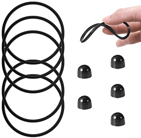 MLKSI Seal Replacement and Rubber Stopper for Contigo Snapseal Coffee Travel Mug, 10 Pack Silicone Sealing Ring Stopper Lid, 5* Seal and 5* Stopper (SET55)