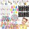 BOIKOKY 122 Pezzi Gadget Compleanno Unicorno Bambini, Unicorno Festa Bambina Regalo con Portachiavi Giveaway Regalini Fine Unicorno Festa Bambina Regalo Bambini Bambina