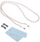 PATIKIL Brille Kette für Frauen Stylische Brillenkette Sonnenbrille Riemen Brillen Perlen Schnur Halter mit Schlaufen Enden für Lesen Blau Leichte Brillen Rosa