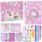 Anginne Geschenke für Mädchen, Scrapbook Zubehör Gästebuch Geburtstag Weihnachtssticker Sticker Kinder Aufkleber Selbst Gestalten Einhorn Spielzeug Einhorn Sticker Geschenk Mädchen 4 5 6 7-10 Jahre