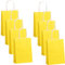 30 Stück Papiertüten Gelb mit Henkel Geschenktüten Klein mit Henkel,Papiertüten 15X8X21cm,Henkeltüten Papier Papiertüten Weihnachten Tüten Papier für Hochzeitsfeier,Einkaufstüten und Geburtstags