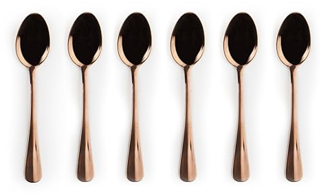 Excelsa Copper Kaffeelöffel-Set, Edelstahl, 14,5 cm, 6 Stück