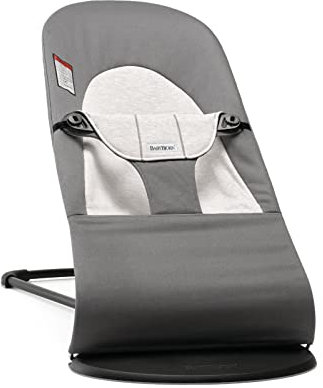 BabyBjörn Bouncer Balance Soft, gewebt/Jersey, dunkelgrau/grau