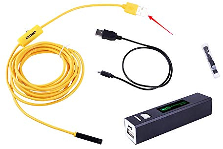 (10M Drahtlänge)Drahtlose Endoskop-Kamera, USB-Abflussinspektionskamera HD 720P/1200P Endoskop-Schlangen-Kamera IP68 Wasserdichte Rohr-Sinkkasten-Rohrkamera für Android/iOS/Smartphone/Computer