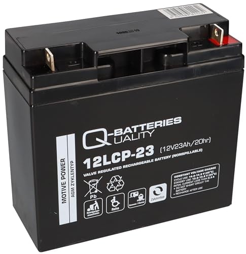 Akku 12V 23Ah AGM Blei Batterie Rasenmäher Rasentraktor Aufsitzmäher Boot Scooter 17Ah 18Ah 19Ah 20Ah 22Ah