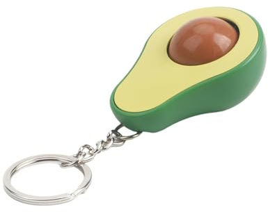 LEEINTO Avocado-Schlüsselanhänger zum Stressabbau, Avocado-Massageperlen-Schlüsselanhänger, lustiges Spielzeug, geeignet für alle Altersgruppen