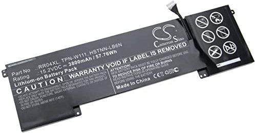 vhbw 1x Akku kompatibel mit HP Omen PRO 15-M2T37AA, PRO 15-M2T39AA, PRO 15-M2T35AA, PRO 15-M2T36AA Notebook (3800 mAh, 15,2 V, Li-Ion)