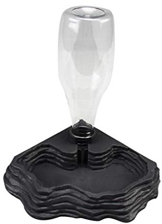 Automatischer Wasserspender 400 ml Futterspender Terrarium Eckschale für Schildkröten Schlangenfrösche