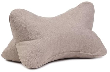 liebling Marco Lesekissen, Leseknochen, Bücherkissen, 100% Polyester, 40 x 25 cm, Farbe: Taupe