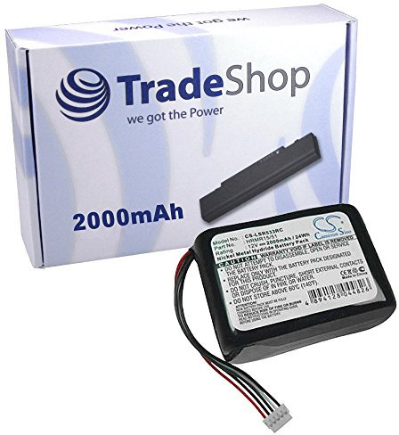 Trade-Shop Batterie NI-MH 12 V 2000 mAh compatible avec Logitech Squeezebox Radio 533-000050 NT210AAHCB10YMXZ HRMR15/51 533000050 NT-210-AA-HCB-10-YMXZ HRMR-15/51