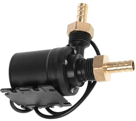 BUGUUYO Warmwasser-umwälzpumpe Bürstenlos Für Lkws Landwirtschaftliche Fahrzeuge Und Motorräder Wasserumwälzpumpe Kleine Wasserpumpe