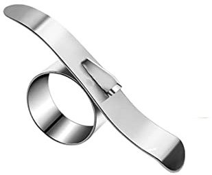 Ring Ornamente, Orange Peeler Stainless Steel Easy Open Orange Peeler Kitchen Tool Ring Lemon Grapefruit Peeler Citrus Fruit Peeler Tools (Small)