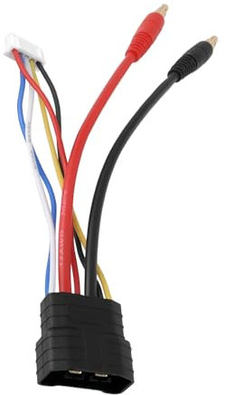 Be In Your Mind 1x RC-Car-Lipo-Batterieanschlusskabeladapter 4S Hard-Case-Batteriekabelbaumstecker mit JST-XH-Balancestecker Kompatibel mit T-raxxas TRX 1/8 RC-Car