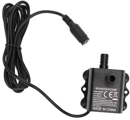Mini Pompe à Eau, DC 12V 10W Pompe à Eau Submersible 12V Pompe à Eau Pompe à Eau du Jardin
