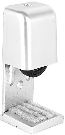 HOMSFOU Tope Puerta Correderas Guía Piso Ajustable Rodillo Soporte Para Puertas