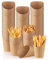 meiyan 100 Pieces French Fry Holder Cups 14 Ounces Disposable Take Out Baking Supplies Paper Popcorn Boxes Brown