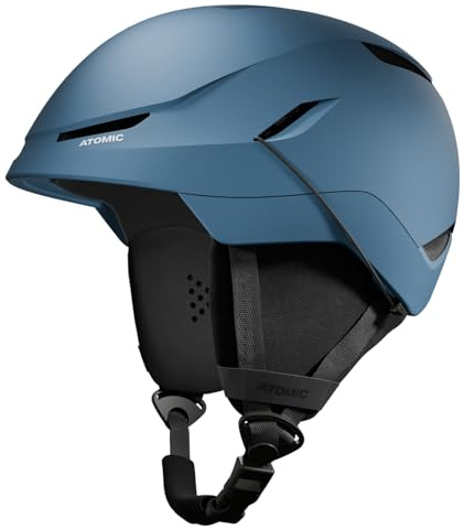 ATOMIC REVENT JR Skihelm - Blau - Größe 51–55 - Snowboard- & Ski-Helm für Kinder & Jugendliche - 360° Fit System & Aircon Belüftungssystem - Holo Core für maximale Stoßdämpfung