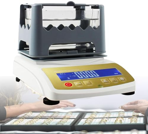 chaodongli Edelmetall-Gold Reinheit Analysator-Messgerät Reinheit Tester Digitaler Gold Reinheitstester Mit Elektronisches Digitales Gold-Silber-Prüfgerät, Für Schmuck Und Edelmetalle Dichtemessgerät