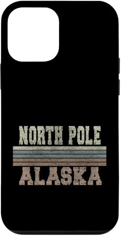 Retro North Pole Alaska Case for iPhone 12 mini