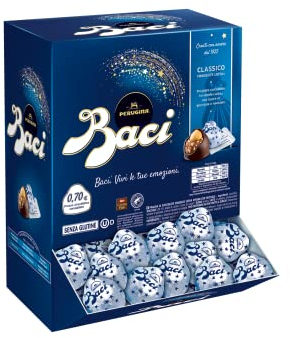 BACI PERUGINA Classico Cioccolatini Fondenti ripieni al Gianduia, Scatola 2,4kg