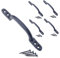 Pull Handle | Black Antique Cast Iron Hot Bed Pattern | 150mm / 6 INCH | Pack of 4