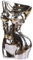 Weibliche Körpervase, Elegante Vase für Blumen, luxuriöse Wohnkultur-Vase, Frauenkörperskulptur, künstlerische Pflanzenvase, moderner Körper-Pflanzgefäß für Frauen Heimdekoration